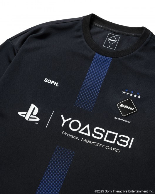 YOASOBI, PlayStation, and SOPH.’s F.C.Real Bristol unveil collaborative jersey inspired by PlayStation 5, marking the release of “PLAYERS” and PlayStation’s 30th anniversary.